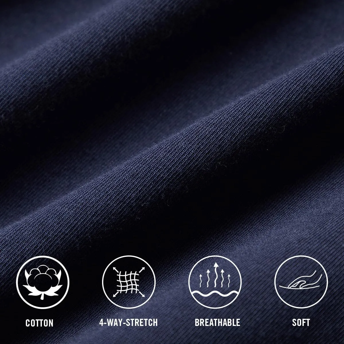 baleaf Men's 27" Cotton Sweatpants Sports Running Hiking Joggers Pants Lightweight Lounge Pocketed Pajamas 7/8 Length