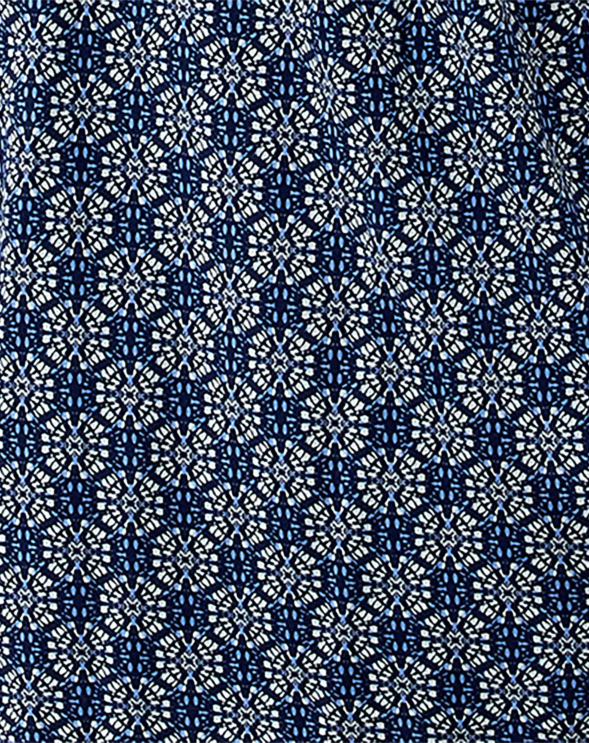 Batik Sleeveless Lace Nightdress Navy