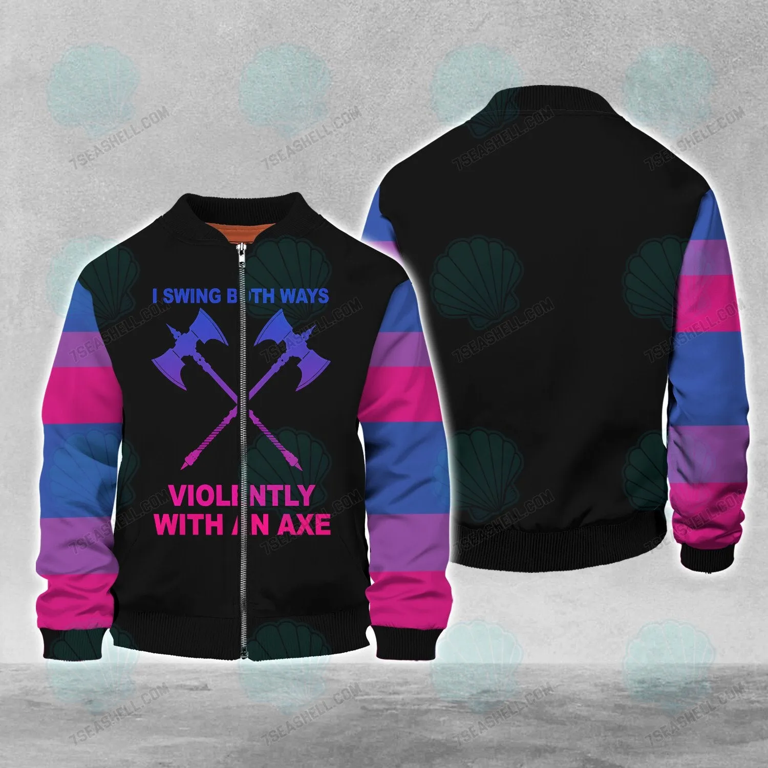 Bisexual 3D Christmas Shirt, LGBT Bisexual Dinosaur Swing Both 3D All Over Printed Shirt, Bisexual Pride Apparel