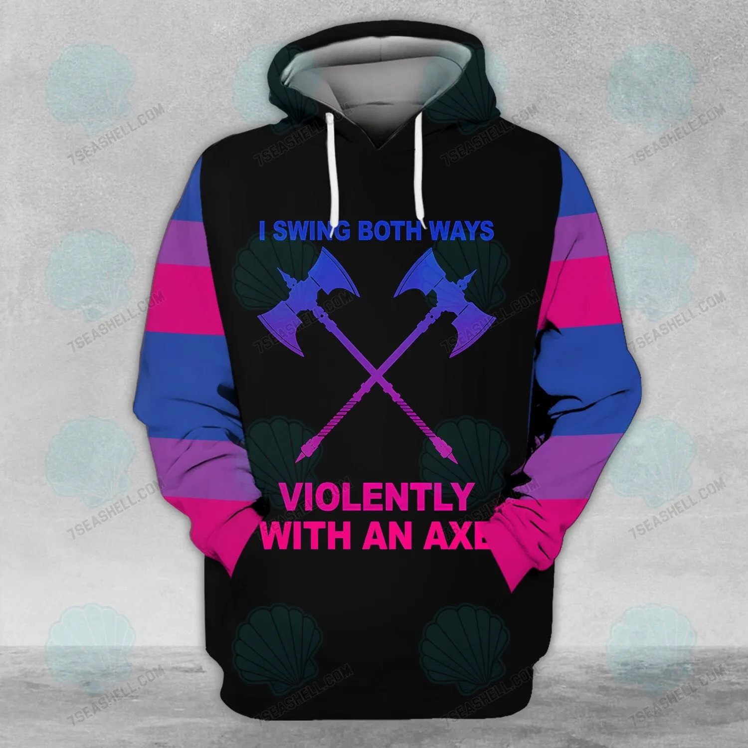 Bisexual 3D Christmas Shirt, LGBT Bisexual Dinosaur Swing Both 3D All Over Printed Shirt, Bisexual Pride Apparel