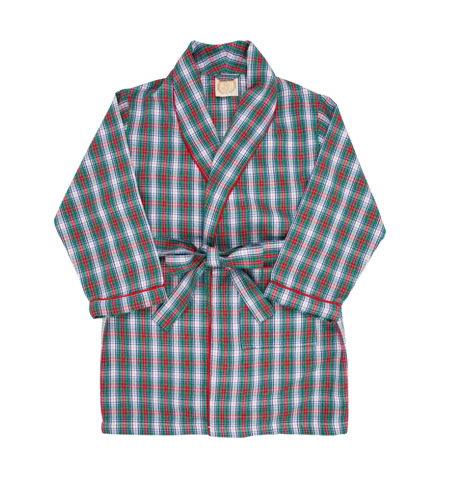 Blaylock Bath Robe - Prestonwood Plaid w/ Richmond Red - Boys