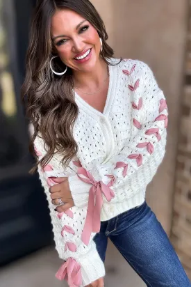 Bow Sweater Cardigan
