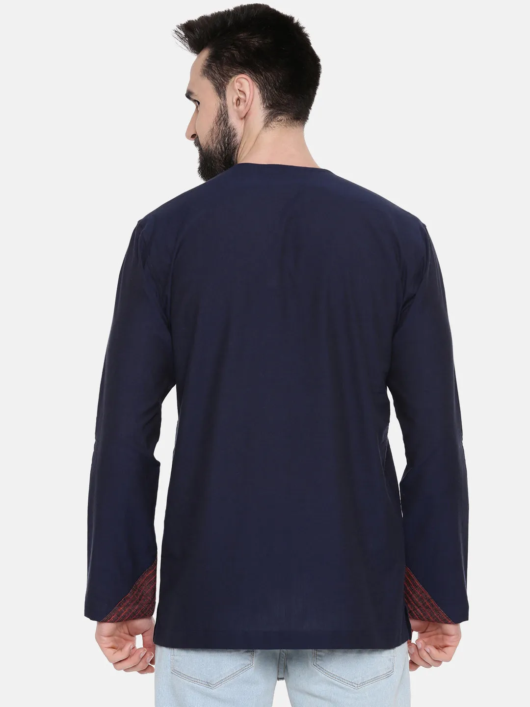 Bue Cotton Short Kurta - MMSK062