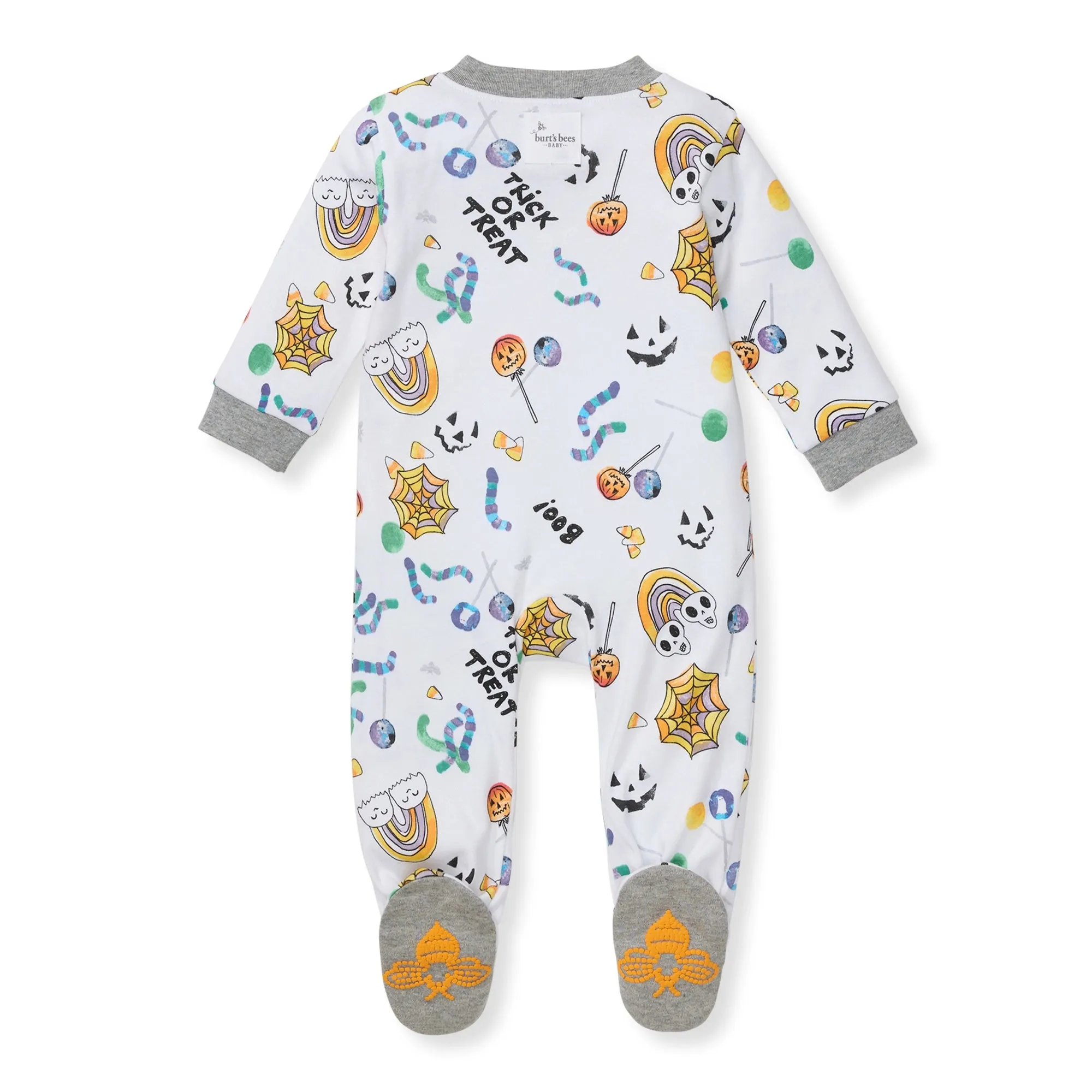 Burt's Bees Organic Baby One-Piece Footless Sleep & Play Halloween Treats