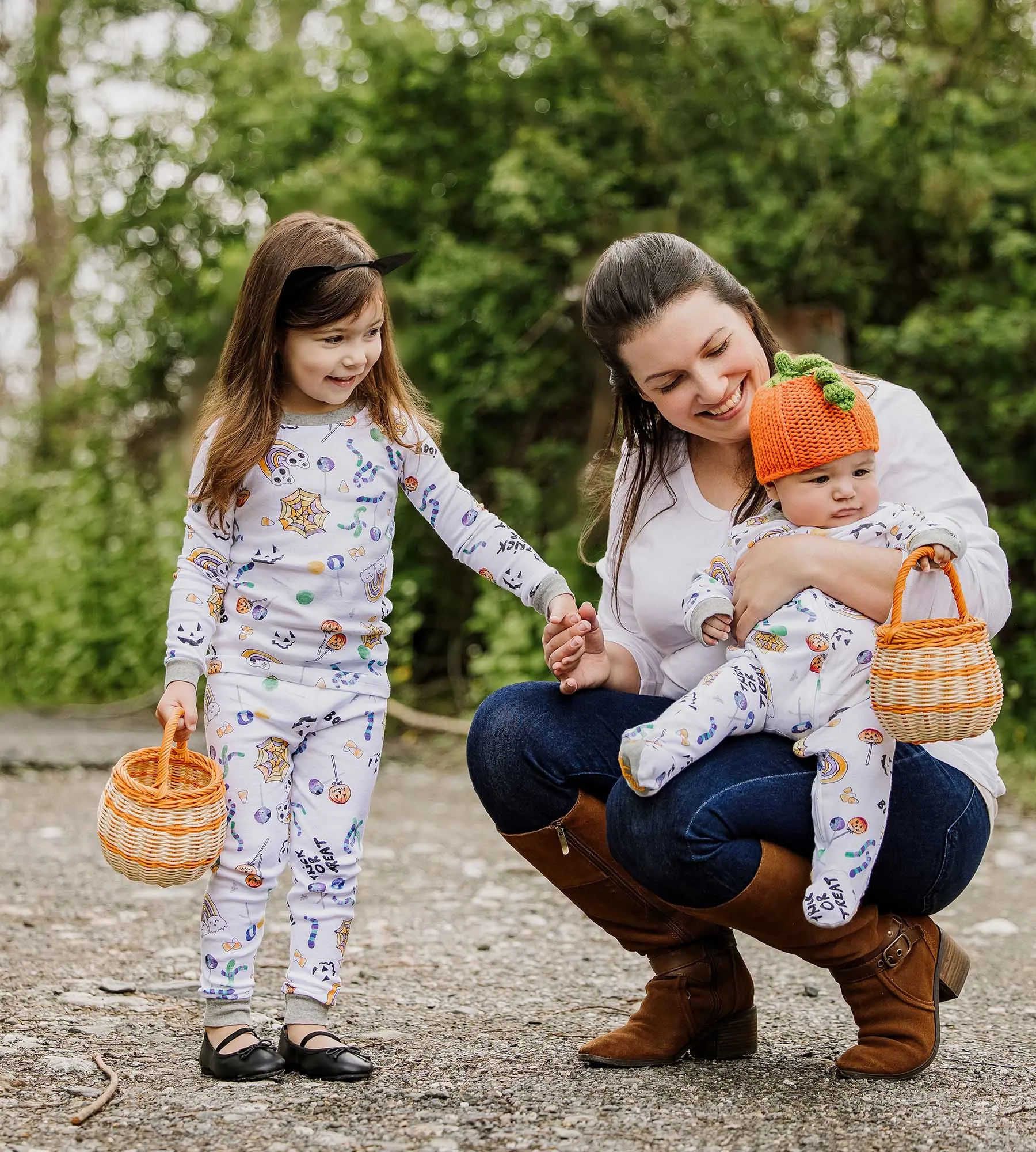Burt's Bees Organic Baby One-Piece Footless Sleep & Play Halloween Treats
