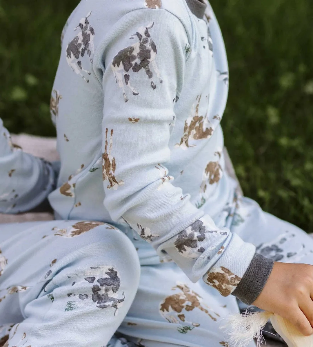 Burt's Bees Organic Baby One-Piece Sleeper Mr. Moo
