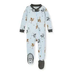 Burt's Bees Organic Baby One-Piece Sleeper Mr. Moo