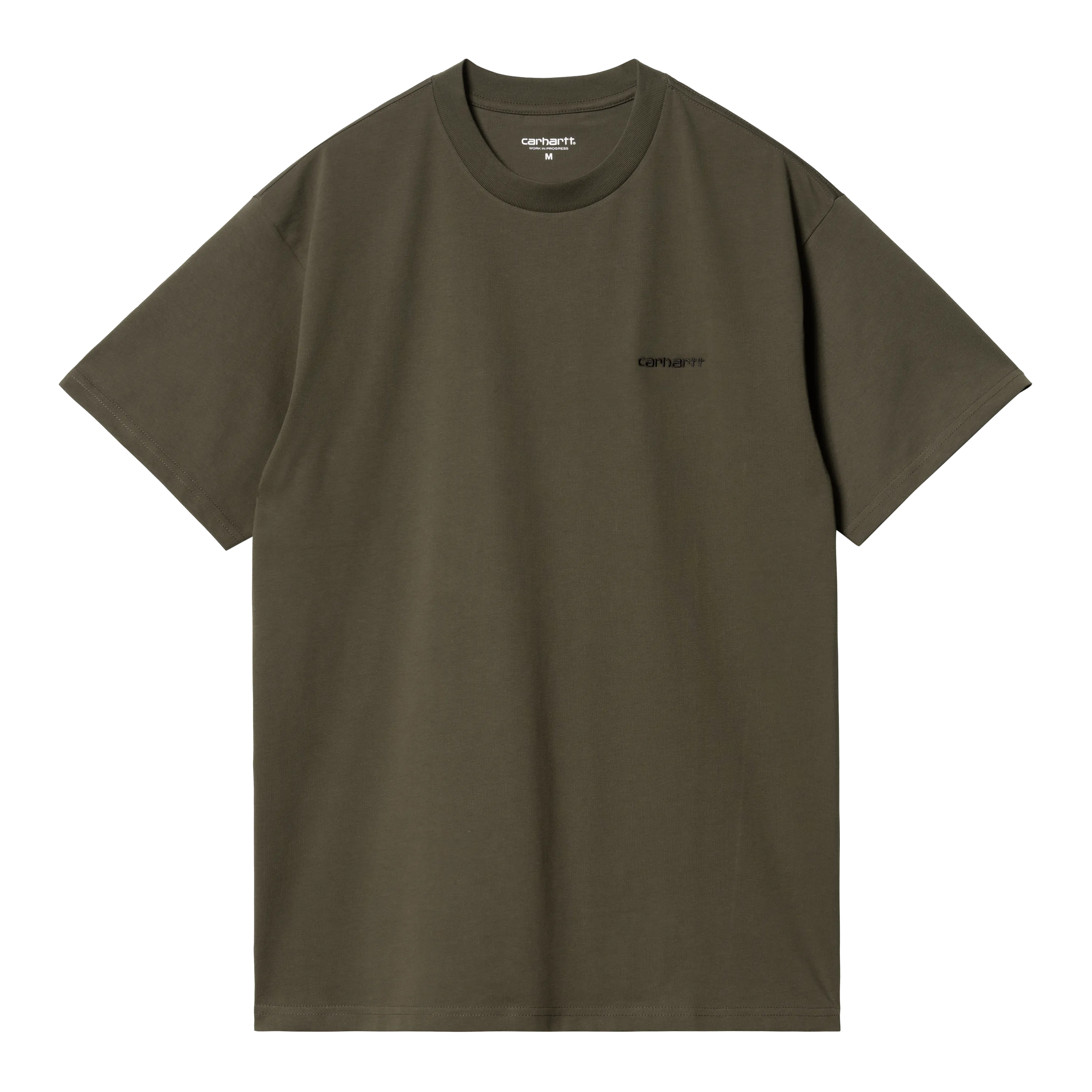 Carhartt WIP S/S Script Embroidery T-Shirt - Cypress/Black