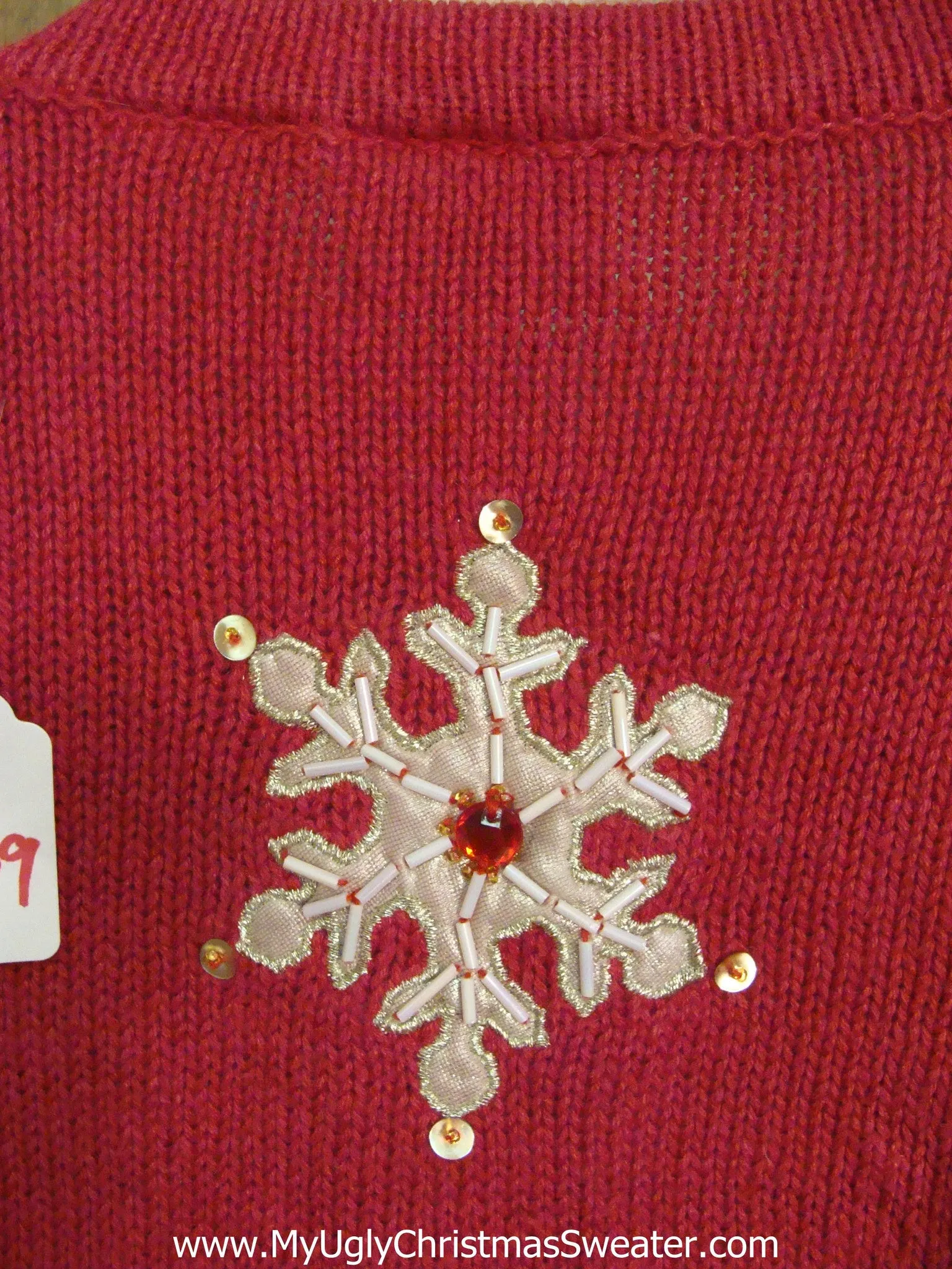 Classic Snowflakes Ugliest Bad Christmas Sweaters