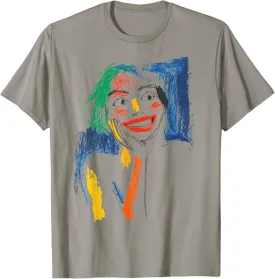 Colorful Abstract Graffiti Pop Art Fashion Womens Graphic T-Shirt