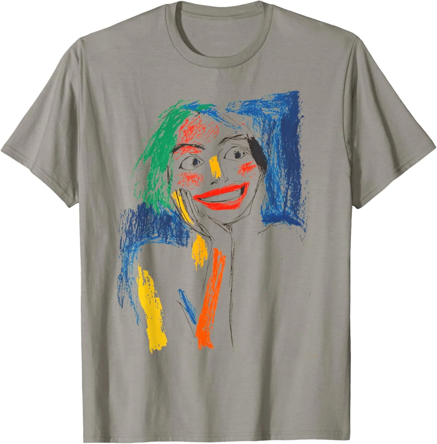 Colorful Abstract Graffiti Pop Art Fashion Womens Graphic T-Shirt