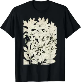 Cool Botanical Illustrations, Leaves and Flowers from Nature T-Shirt