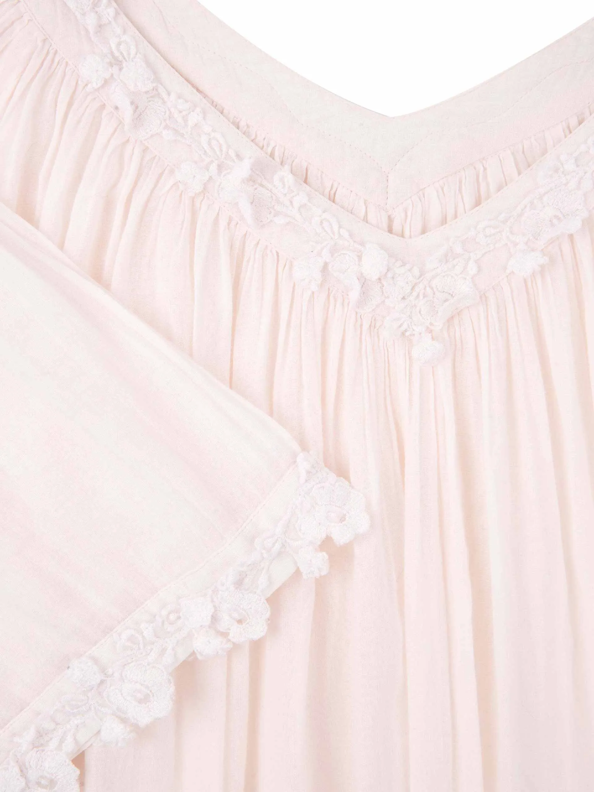 Cotton full length Julia nightdress