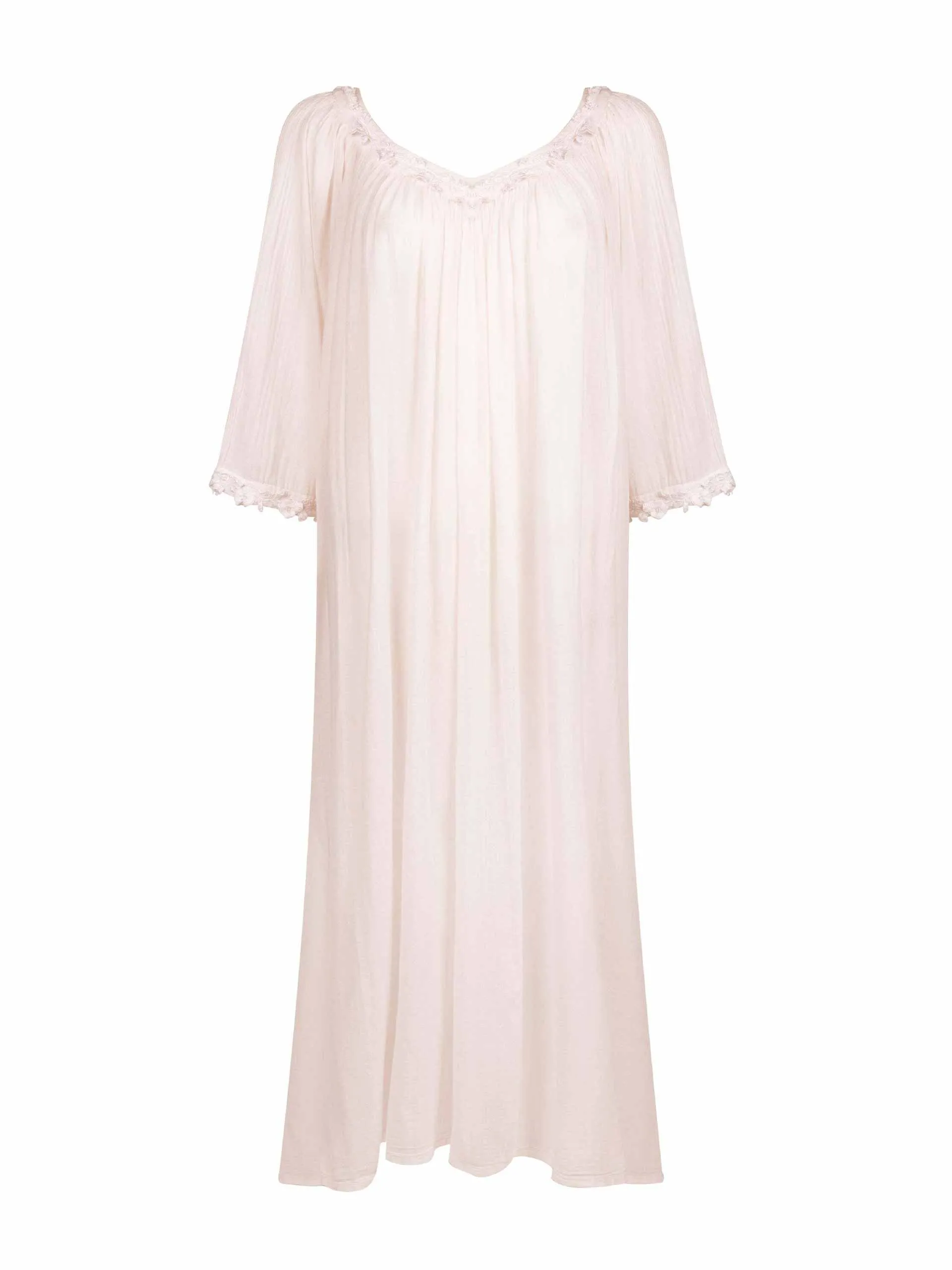 Cotton full length Julia nightdress