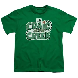 Craig of the Creek Logo Youth Green T-Shirt