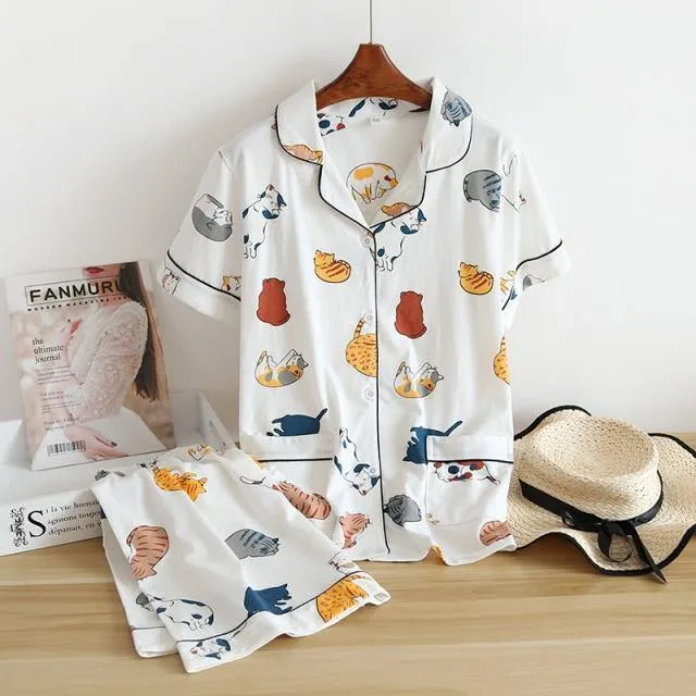 Cute Cat Pajamas