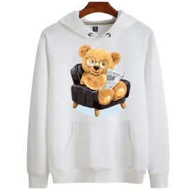 Eco-Friendly Leisure Bear Hoodie