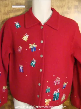 Floating Gifts Cute Holiday Sweater