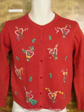 Funny Reindeer Ugly Christmas Jumper