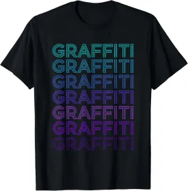 Graffiti Graffiti Tag Retro Urban Art Street T-Shirt