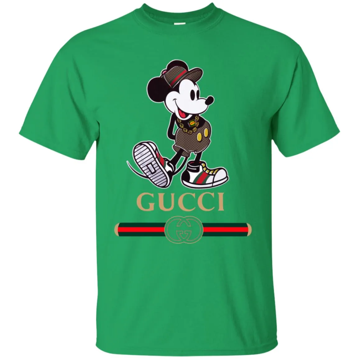 Gucci Mickey Kitty Beauty T-shirt Men Cotton T-Shirt