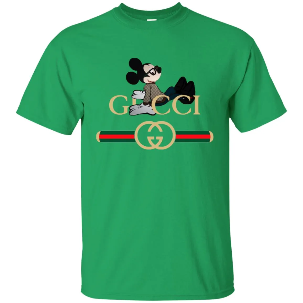 Gucci Mickey T-shirt Men Cotton T-Shirt
