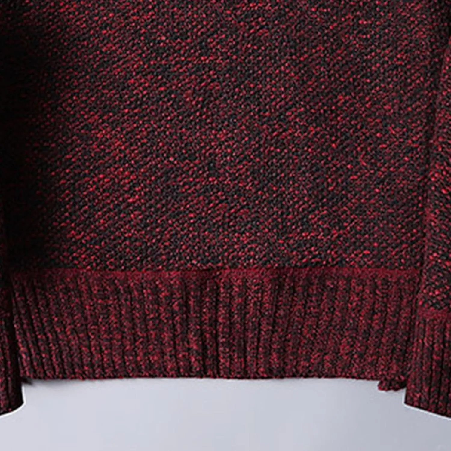 JEShifangjiusu Men'S Quarter Zip Velvet Sweater Slim Fit Casual Knitted Turtleneck Pullover Mock Neck Ribbed Polo Sweater