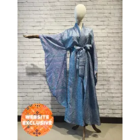 Kalamkari Kiss Silk Kimono