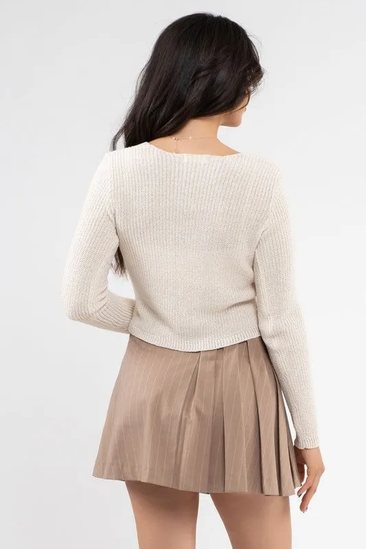 Keep Trying Cardigan - Oatmeal