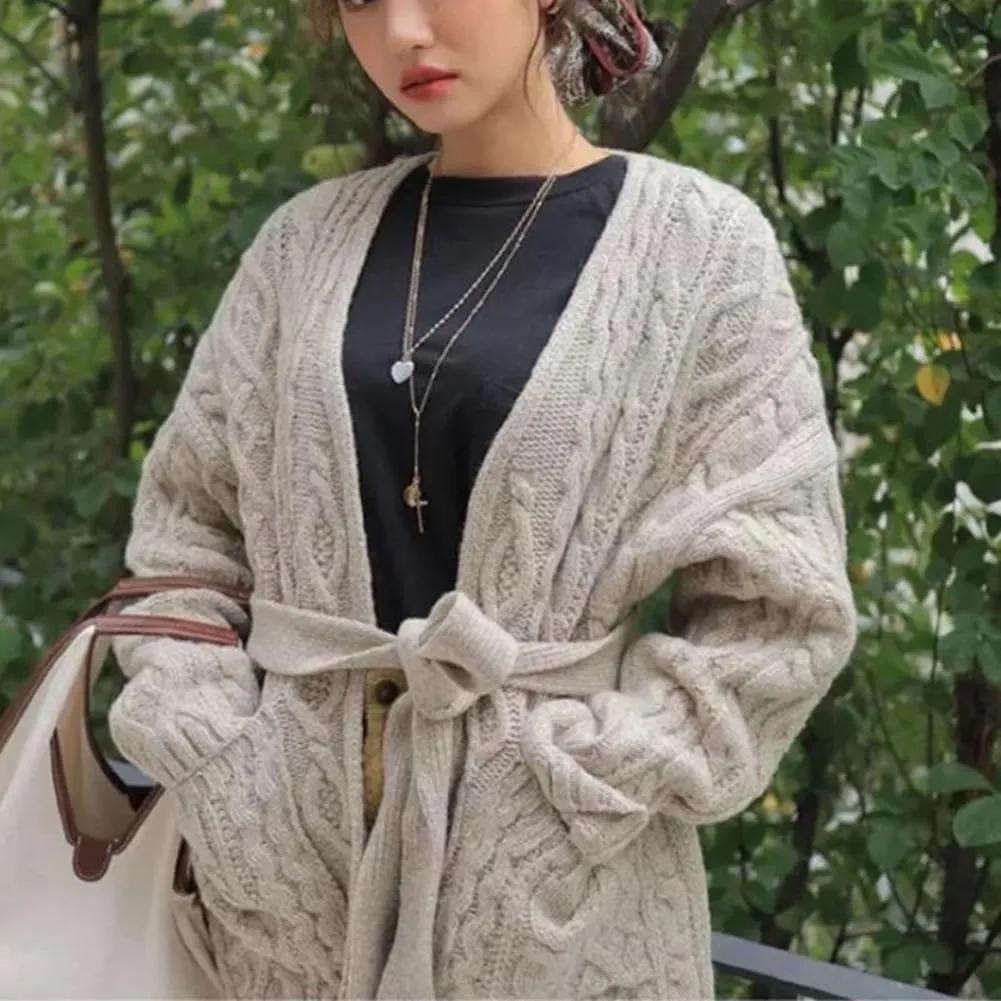 Knitted Belt Waistband Ribbon Replacement Wrap Tie Coat Strap