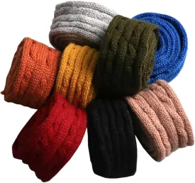 Knitted Belt Waistband Ribbon Replacement Wrap Tie Coat Strap