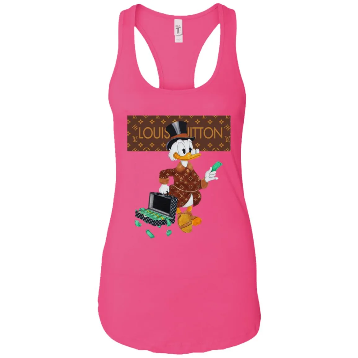 Louis Vuitton Donald Duck T-shirt Women Tank Top
