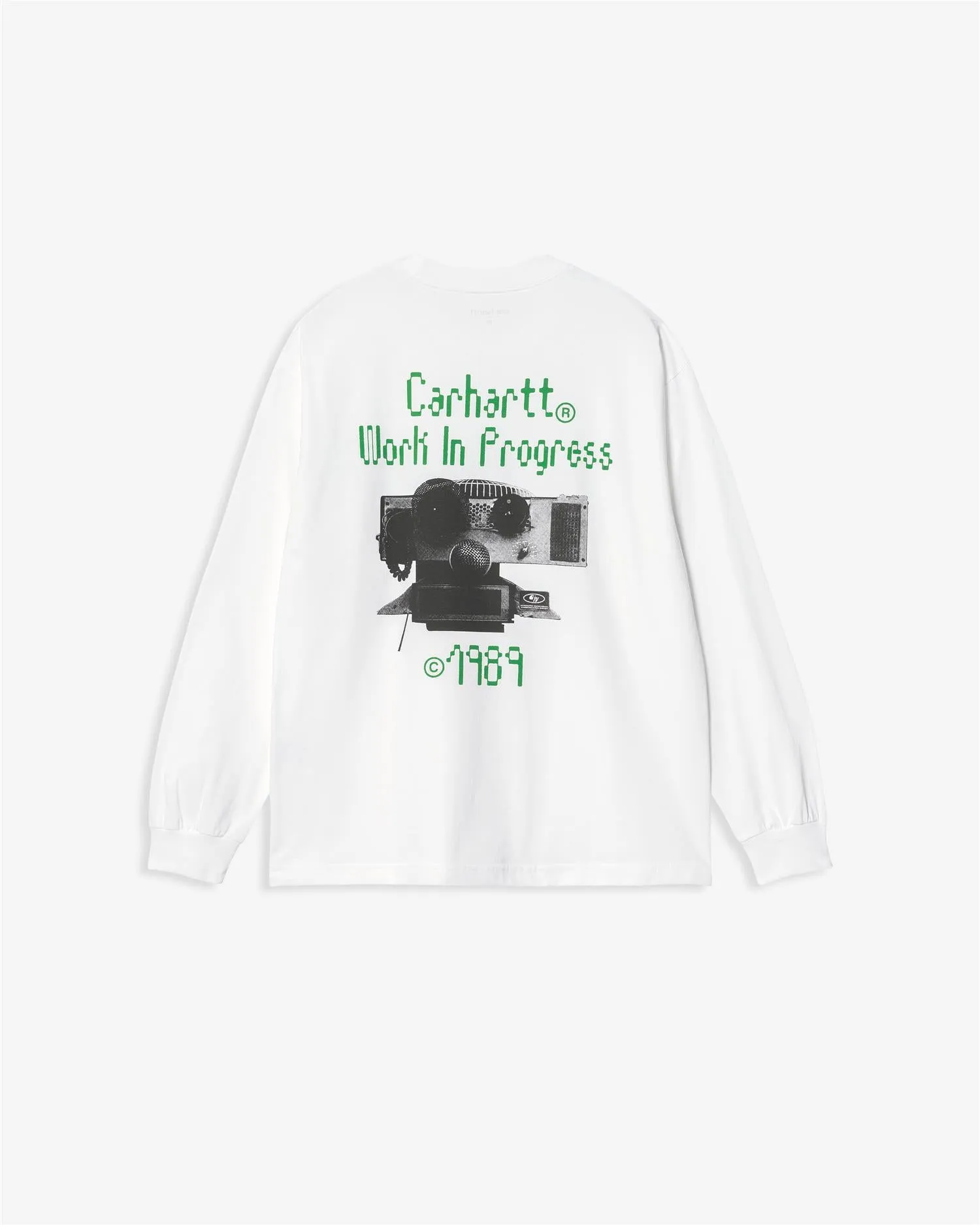 L/S SOUNDFACE T-SHIRT - WHITE