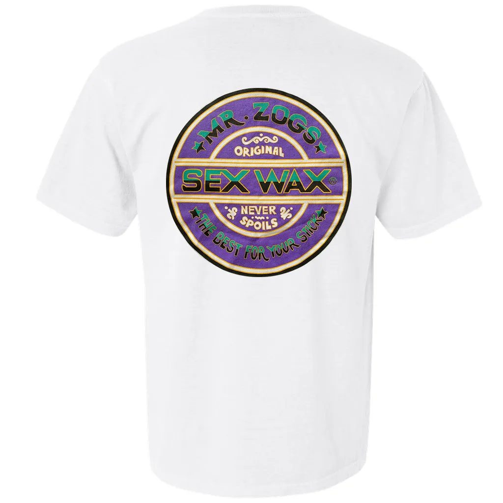 Mr. Zog's Sex Wax Two Tone S/S Tee - White