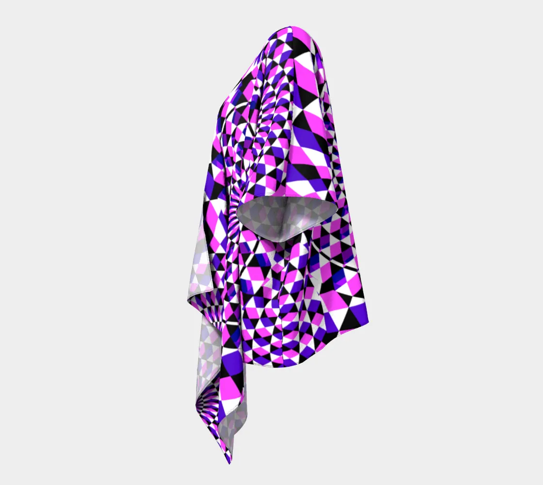 OPTICAL KIMONO ROBE | ART DESIGN WORKS