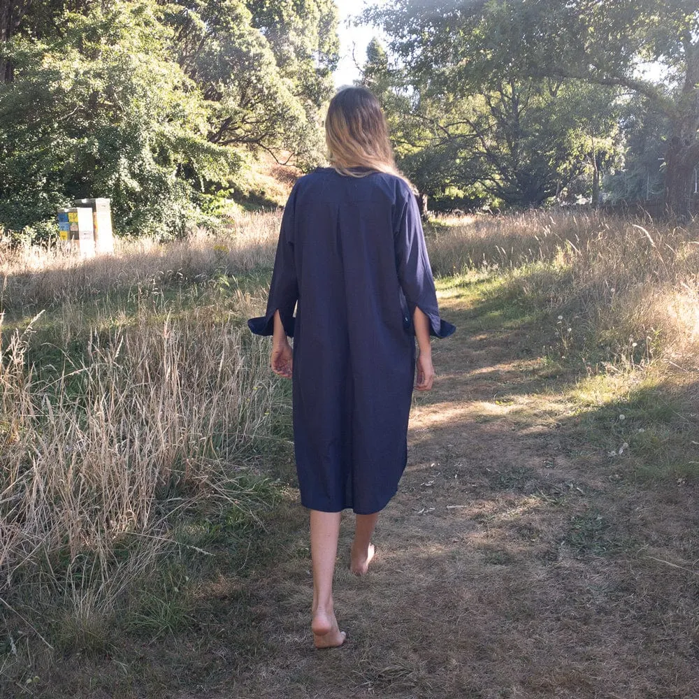 Organic Cotton Nightdress | Saturday Navy