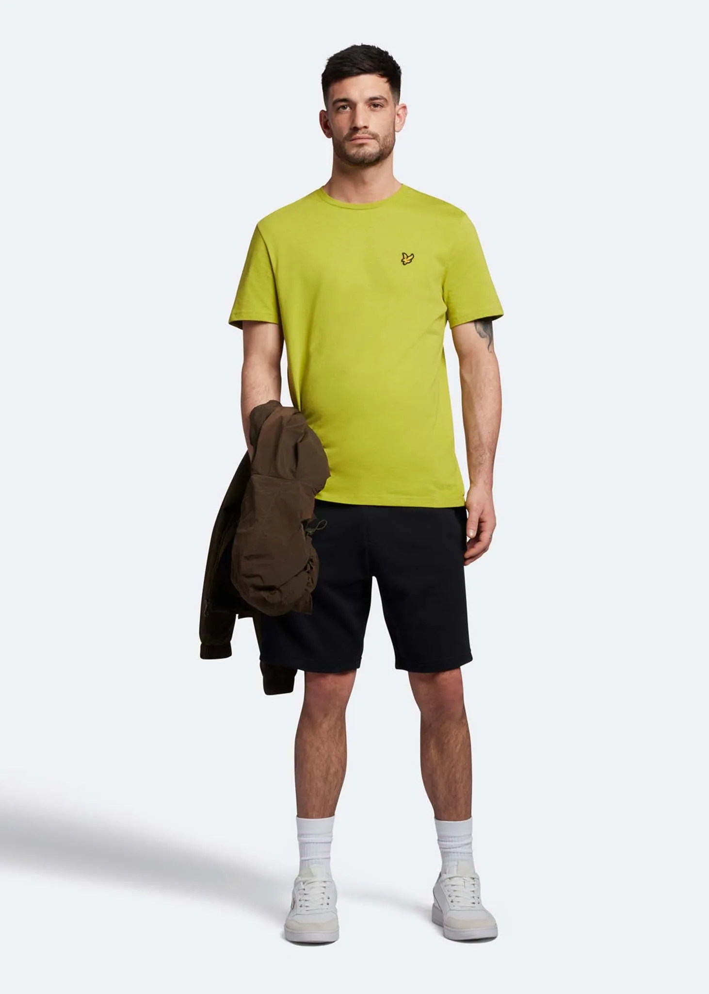 Plain t-shirt - tin green