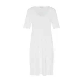 Rosa Off White Short Sleeve Nightdress