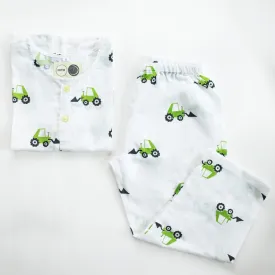 Scoopy Excavator- Unisex Kids Cotton Nightwear
