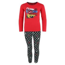 Textiel Trade Girl's Miraculous Ladybug Long Pajama Set