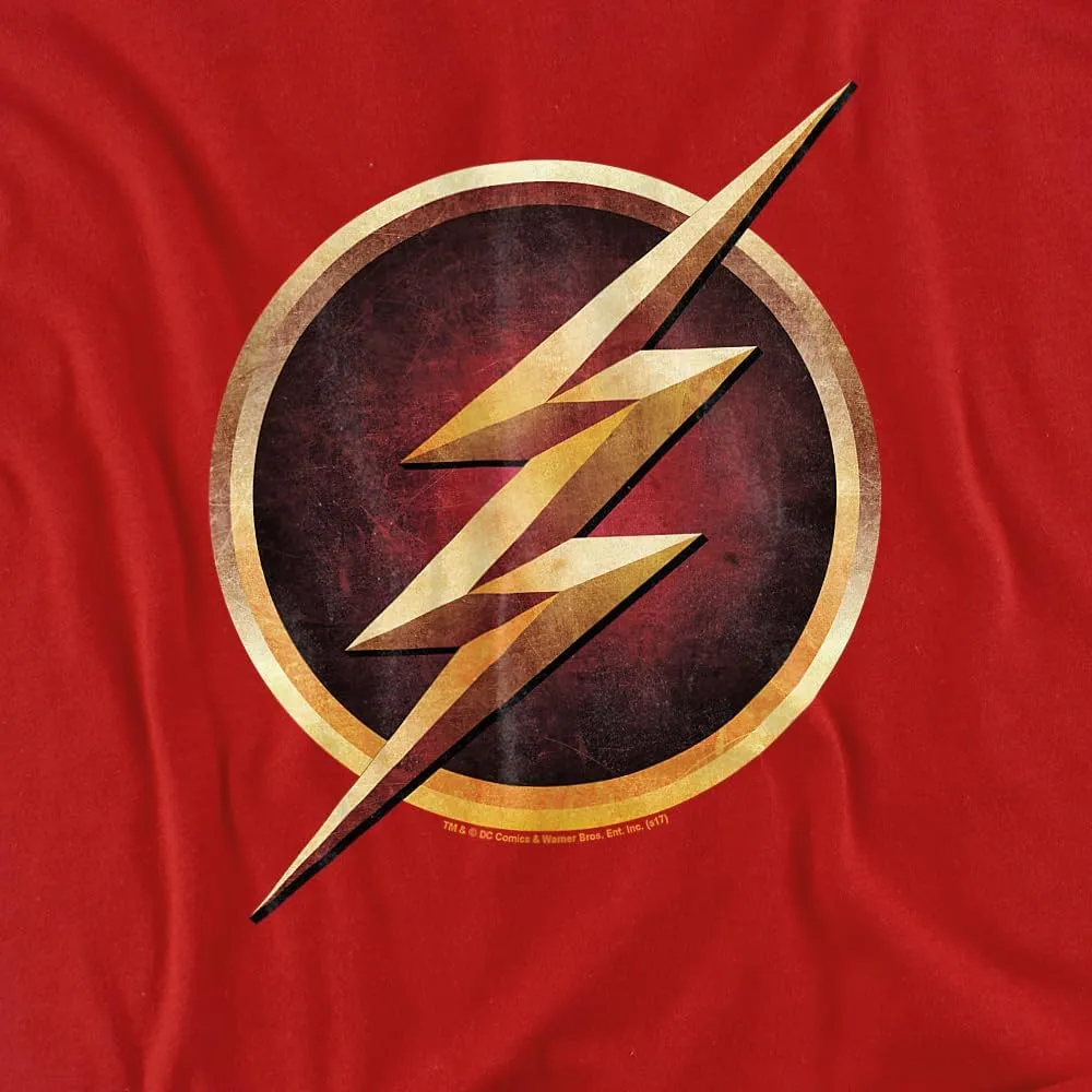 The Flash TV Series Logo Maroon T Shirt
