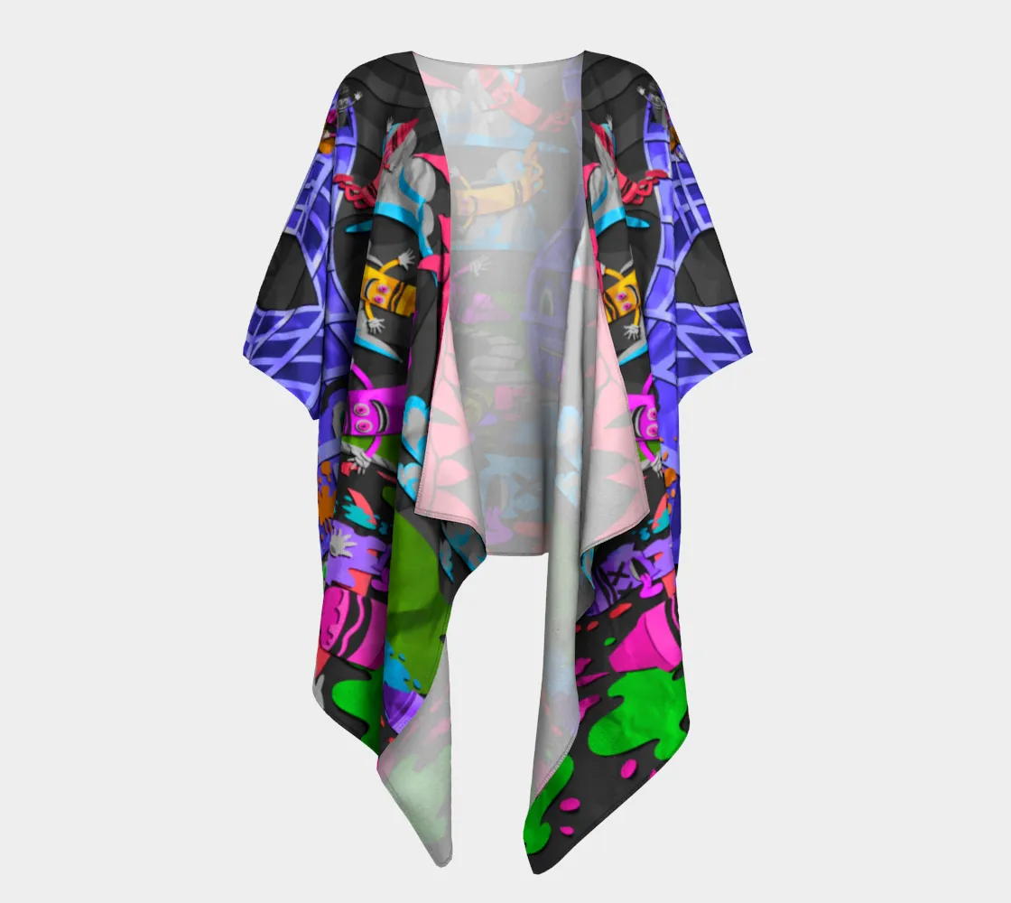 TICKLE ME PINK | DRAPED KIMONO | SALVIADROID