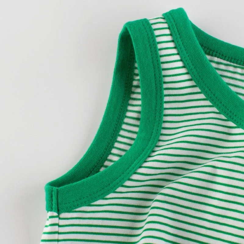 Toddler/Kid's 3 Colors Striped Vest for Summer