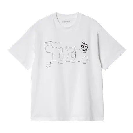 W' S/S CUT & SEWN DOG T-SHIRT / CARHARTT WIP / WHITE