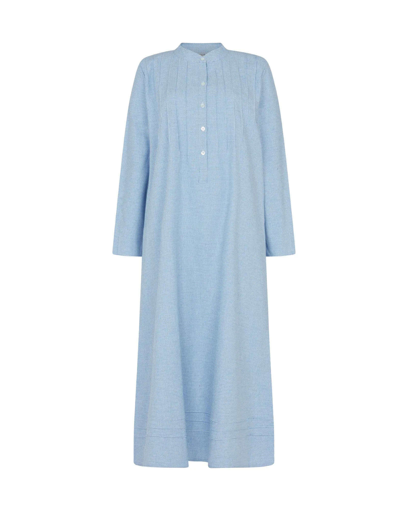 Women's Brushed Cotton Sophie Nightdress - Willet Blue