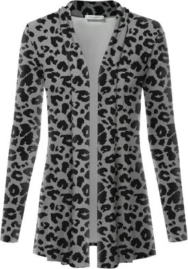 Women's Casual Lightweight Open Front Cardigans with Pockets and Formal Thin Kimono Duster Sweater Cardigan