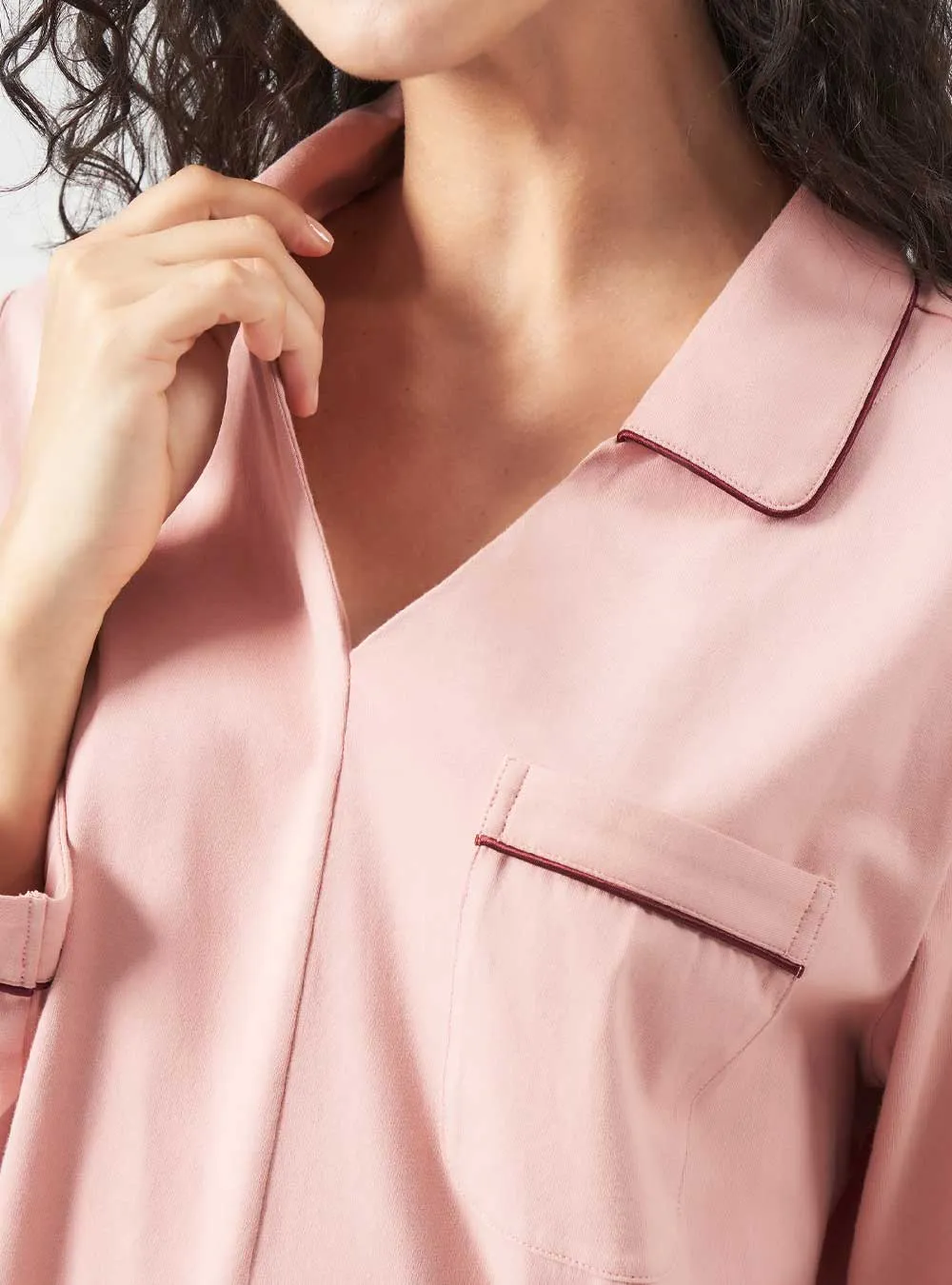 Women's Cotton Long Sleeve Pajama Set