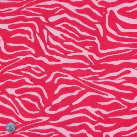 Zebra Burnout Linen